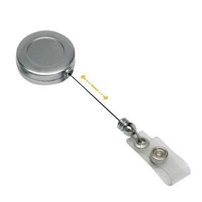 Portacredencial extensible con clip cocodrilo Ibico