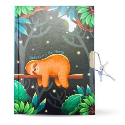 Diario íntimo 18x13 cm perezoso Colours