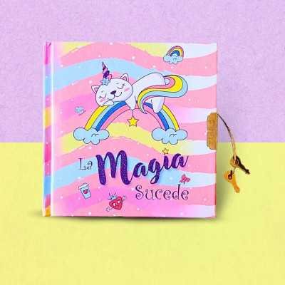 Diario íntimo 15x15 cm La Magia sucede Colours