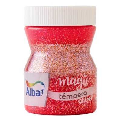 Tempera Magic glitter Rosa (86) x100 ml Alba