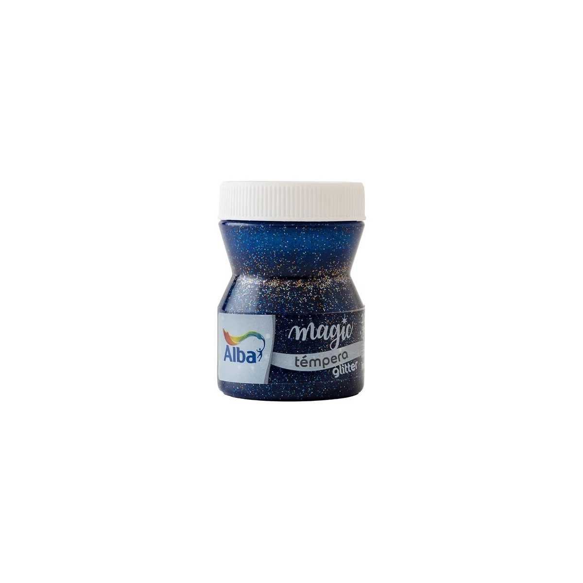 Tempera Magic glitter Azul (45) x100 ml Alba