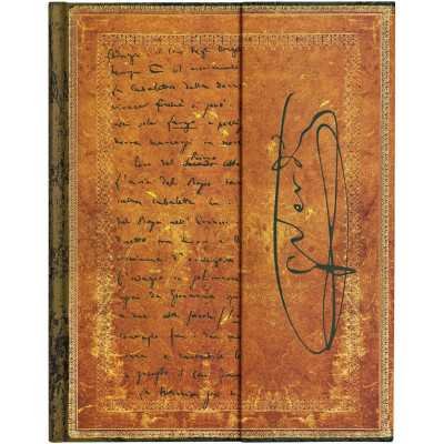 Cuaderno VERDI, Carteggio 18x23 cm Ultra Rayado Paperblanks