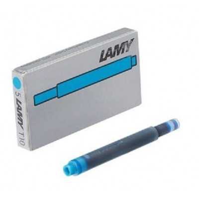 Cartuchos T10 TURQUESA x5 unidades Lamy