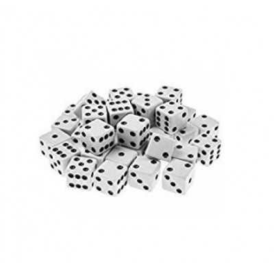 Dado 12 mm blanco x unidad Bisonte