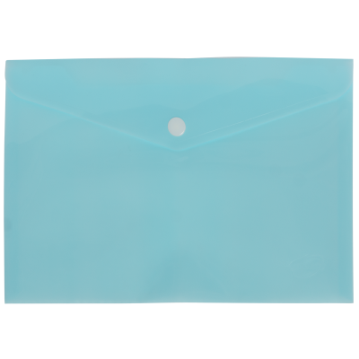 Sobre plástico con botón simple A5 pastel Rideo