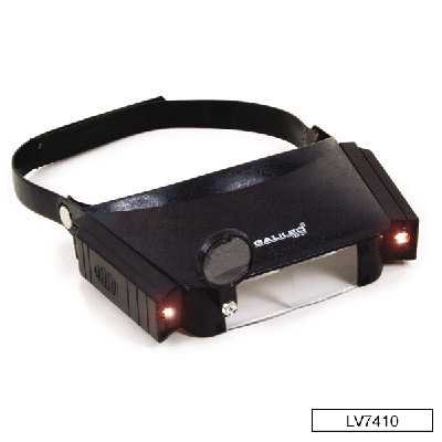 Lupa binocular manos libres con luz Led 230x220 mm Galileo