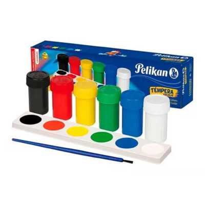 Temperas x6 Potes de 20 ml colores surtidos Pelikan