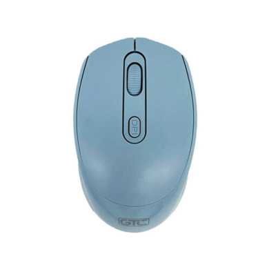 Mouse inalámbrico Soft Palm MIG-123 azul GTC