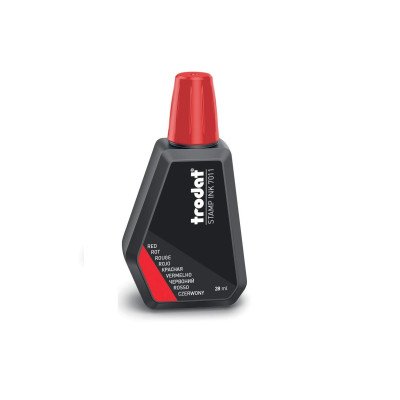 Tinta para almohadilla 7011 rojo x28 ml Trodat