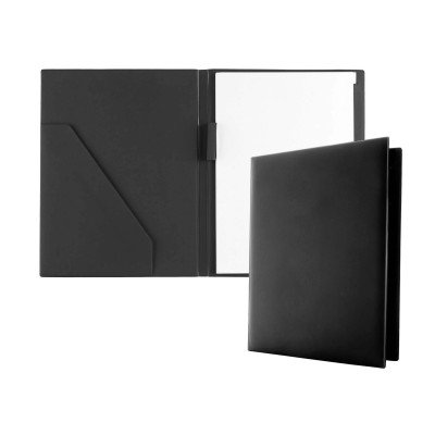 Portablock A4 negro con hojas lisas Caissa