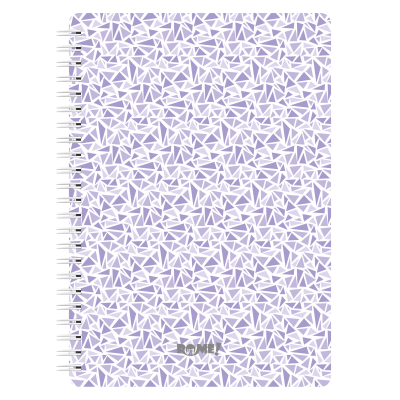 Cuaderno con espiral A4 tapa dura mosaico x90 hojas rayadas Rome