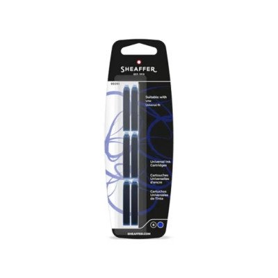 Cartucho universal azul VFM blister x6 unidades Sheaffer