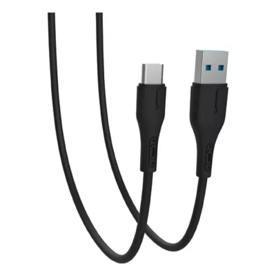 Cable premium conecta USB tipo A a USB tipo C color negro GTC