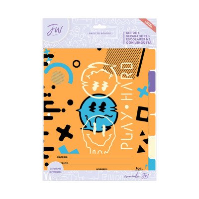 Separadores N°3 Fun World Cool con lengueta FW