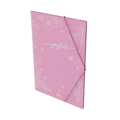 Carpeta Oficio 3 Solapas Fun World Minimalista Joyful con elástico FW