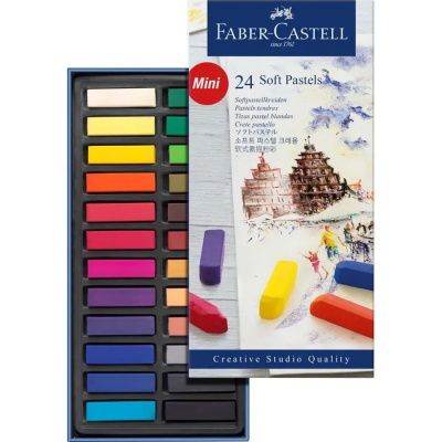 Pastel blando Goldfaber studio x24 colores mini Faber-Castell