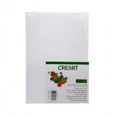 Cartón Entelado 30x40 cm Creart grosor 3 mm Libesa