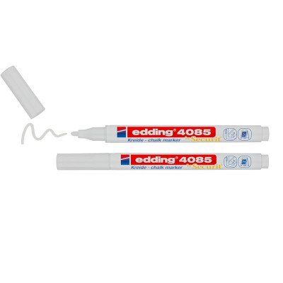 Marcador tiza líquida 4085 punta redonda trazo fino 1 - 2 mm  Fluo Amarillo (65) Edding