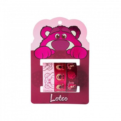 Cinta adhesiva washi tape de 1,5 cm x3 mts. Lotso x 3 unidades Mooving
