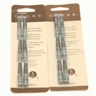 Cartuchos Negro x 6 unidades Cross