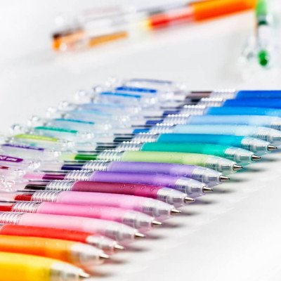 Roller gel 0.7 mm Pop Lol colores clásicos, neón y metálicos Pilot x unidad