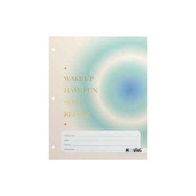 Separadores Nº 3 Pastel x6 materias Mooving