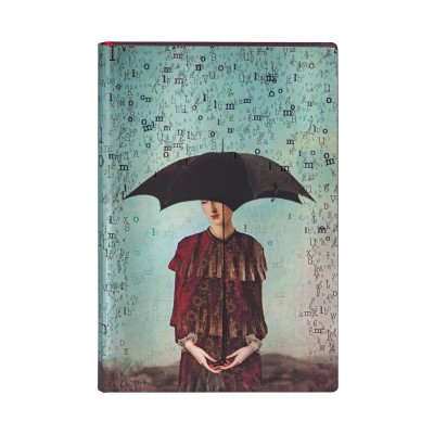 Cuaderno LLUVIA DE LETRAS 10x14 cm Mini-Liso Paperblanks