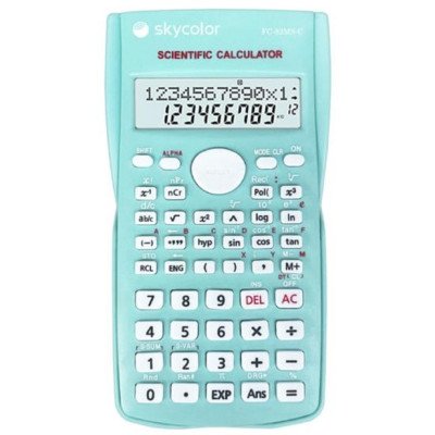 Calculadora científica FX82 MS-C de 240 funciones color verde Skycolor