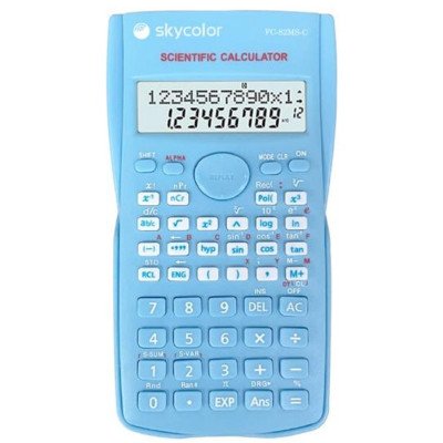 Calculadora científica FX82 MS-C de 240 funciones color celeste Skycolor