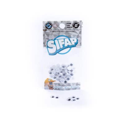 Ojitos móviles tamaños surtidos en bolsita zipper Sifap