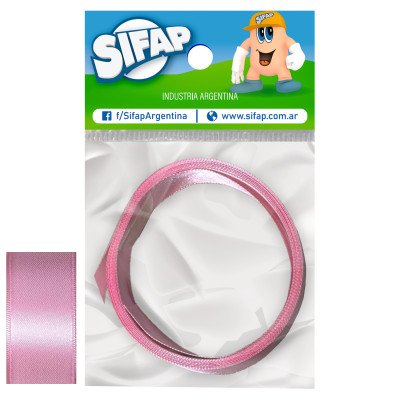 Cinta de raso Rosa Dior N°1 x3 metros (5252) Sifap