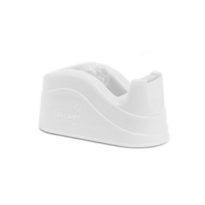 Portarrollo de mesa para cinta adhesiva Blanco 12 a 24 mm x30 metros Ibicraft