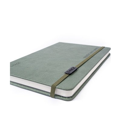 Cuaderno 21x14,8 cms tapa dura B-Pack verde x80 hojas rayadas FW
