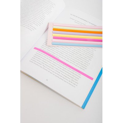 Señaladores resaltadores adhesivos x 20 hojas Colorblock FW