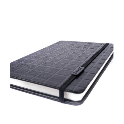 Cuaderno 21x14,8 cms tapa dura B-Pack negro x80 hojas rayadas FW