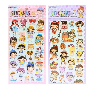 Stickers Goma Eva Colours