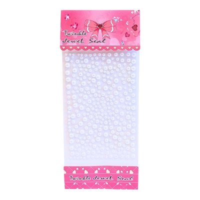 Stickers Perlitas diferentes tamaños blancas Colours