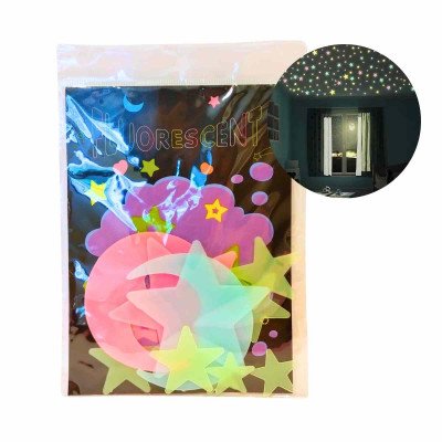 Stickers Glow in the dark Lunas/Estrellas Colours