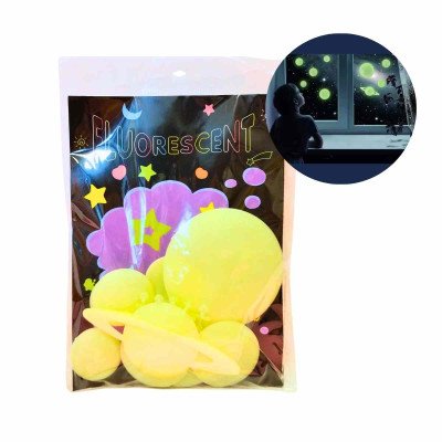 Stickers 3D Glow in the dark Planetas Colours