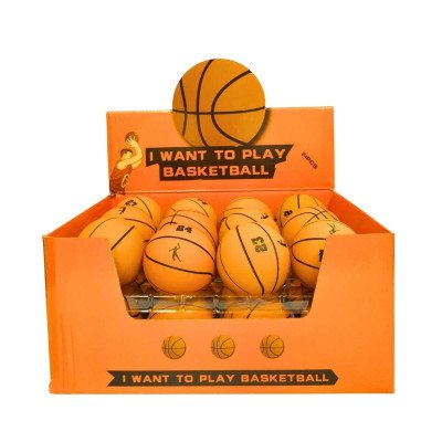 Pelota loca de caucho Básquet Colours