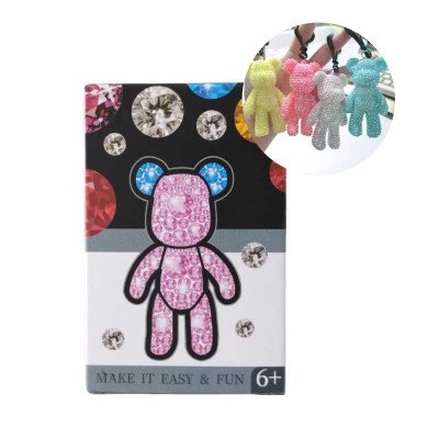 Kit Pintura de Diamantes muñeco Ositos con colgante Colours