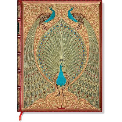 Cuaderno Pavos Reales De Hafez Mini-Rayado Paperblanks