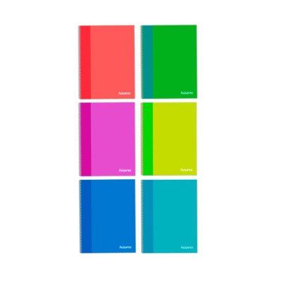 Cuaderno 16x21 cm tapa dura Trendy x120 hojas cuadriculadas con espiral Husares