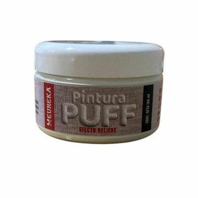 Pintura Puff efecto relieve Blanco x130 gramos Eureka