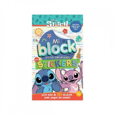 Mi block + stickers Stitch Editorial Vértice