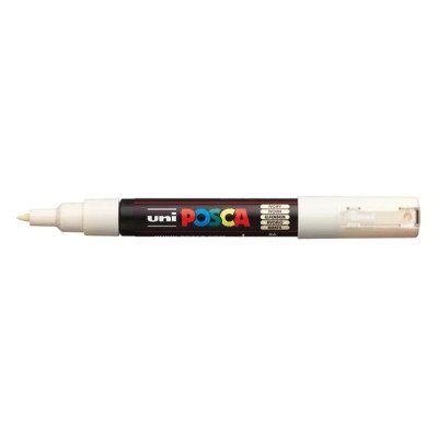 Marcador Fino 0.7 mm Posca Marfil PC-1M punta cónica Uni