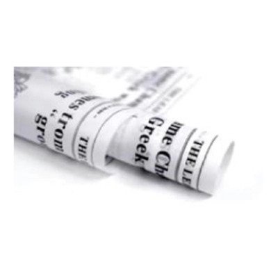 Papel coreano de 57x57 cm Blanco texto Negro por unidad Ibico