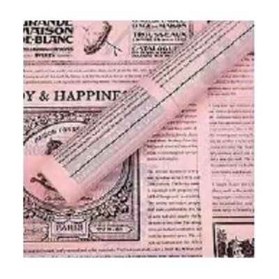 Papel coreano de 57x57 cm Rosa +Negro diario por unidad Ibico