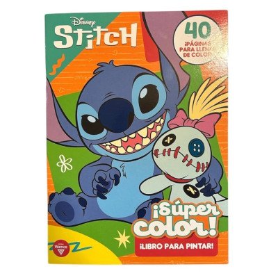 Libro para pintar Stitch clásico Editorial Vértice