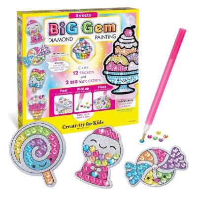 Kit Pintura de Diamantes, stickers x 12 unidades + 2 figuras para colgar Colours